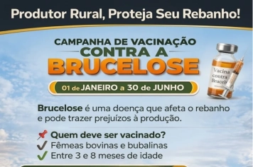 Campanha de vacinação contra a Brucelose 