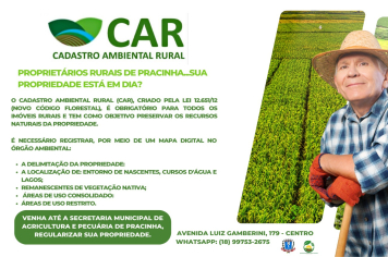 Cadastro Ambiental Rural - CAR