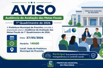 Audiência Pública de Avaliação de Metas Fiscais