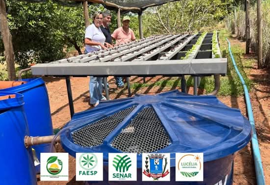 Sindicato Rural de Lucélia e Secretaria Municipal de Agricultura de Pracinha promovem curso sobre aquaponia