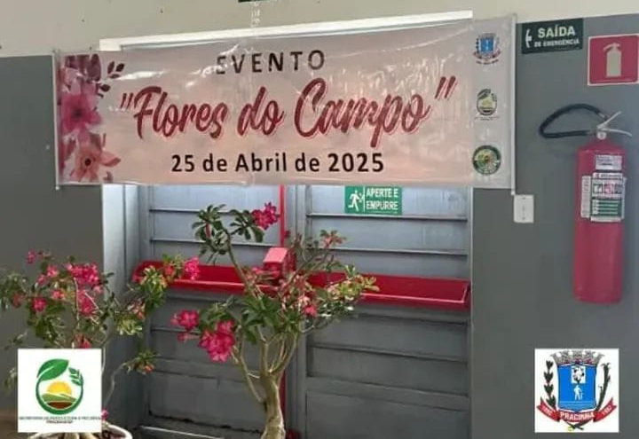 1ª Evento “Flores do Campo” movimenta Pracinha e valoriza a agricultura familiar