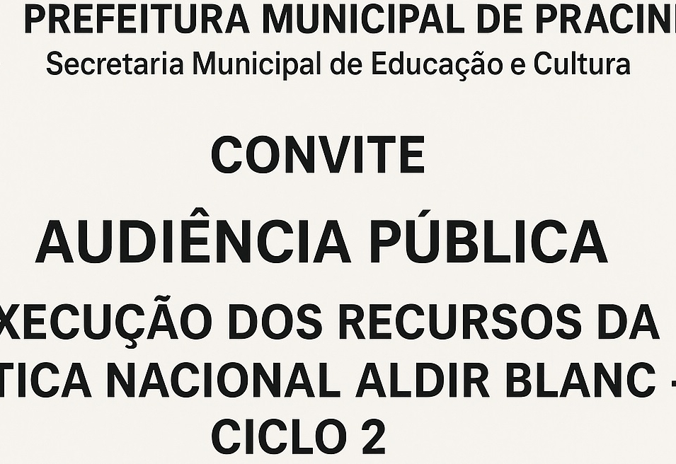 Audiência Pública Política Nacional Aldir Blanc 